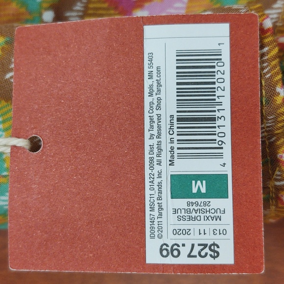 *SALE* NWT Mossimo Strapless Maxi Dress Size M - Picture 5 of 8